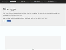 Tablet Screenshot of minestryger.dk
